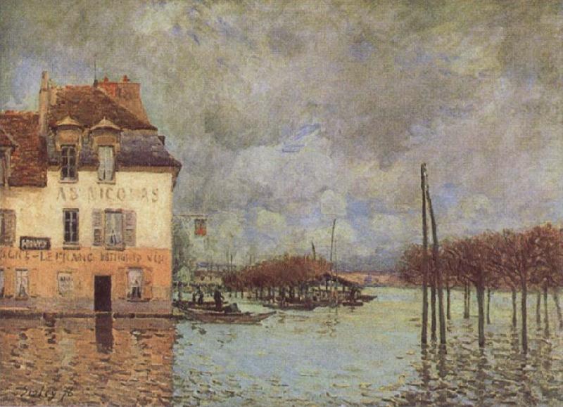 Fllod at Port-Marly, Alfred Sisley